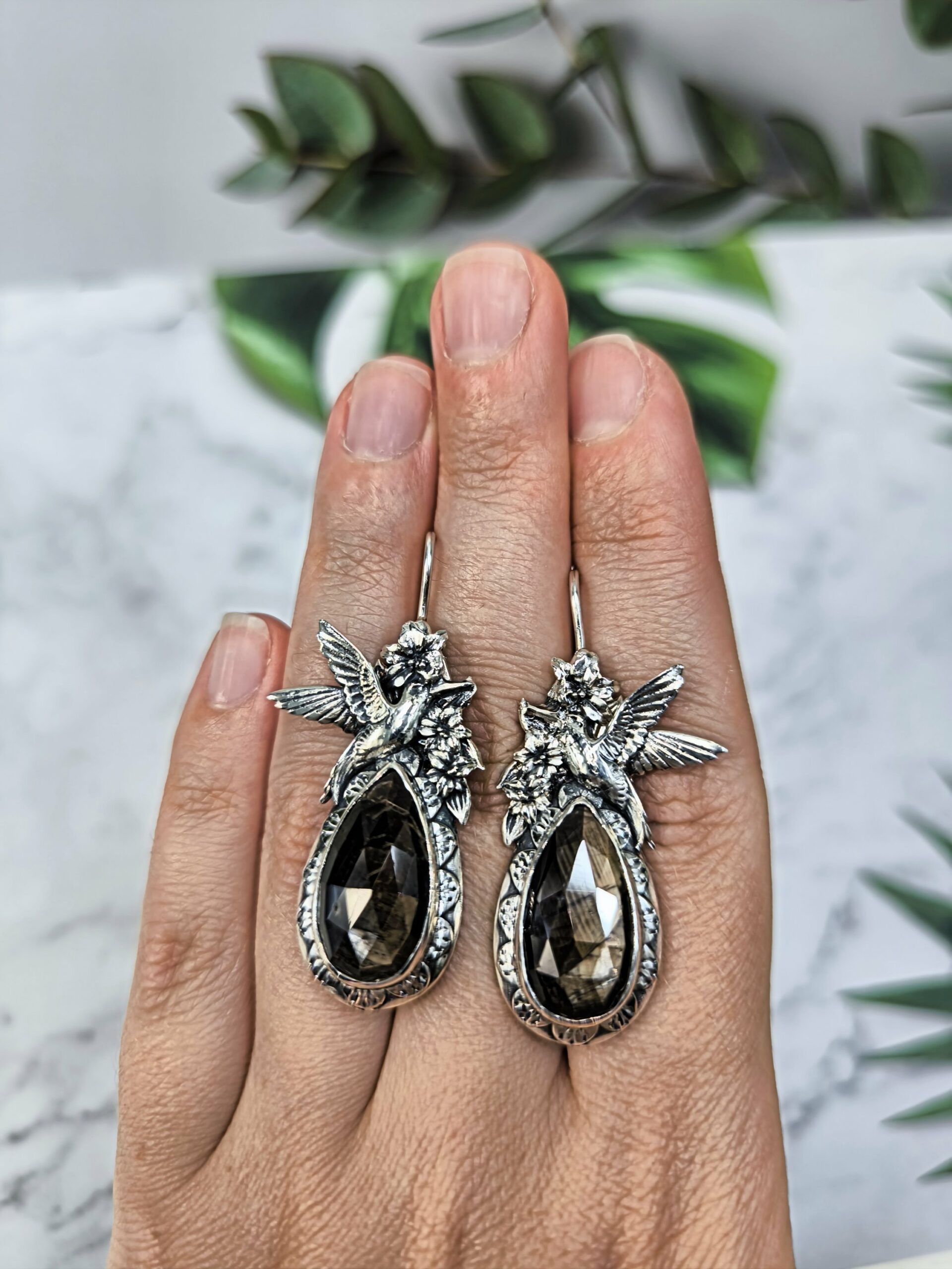 Серьги “Колибри”
