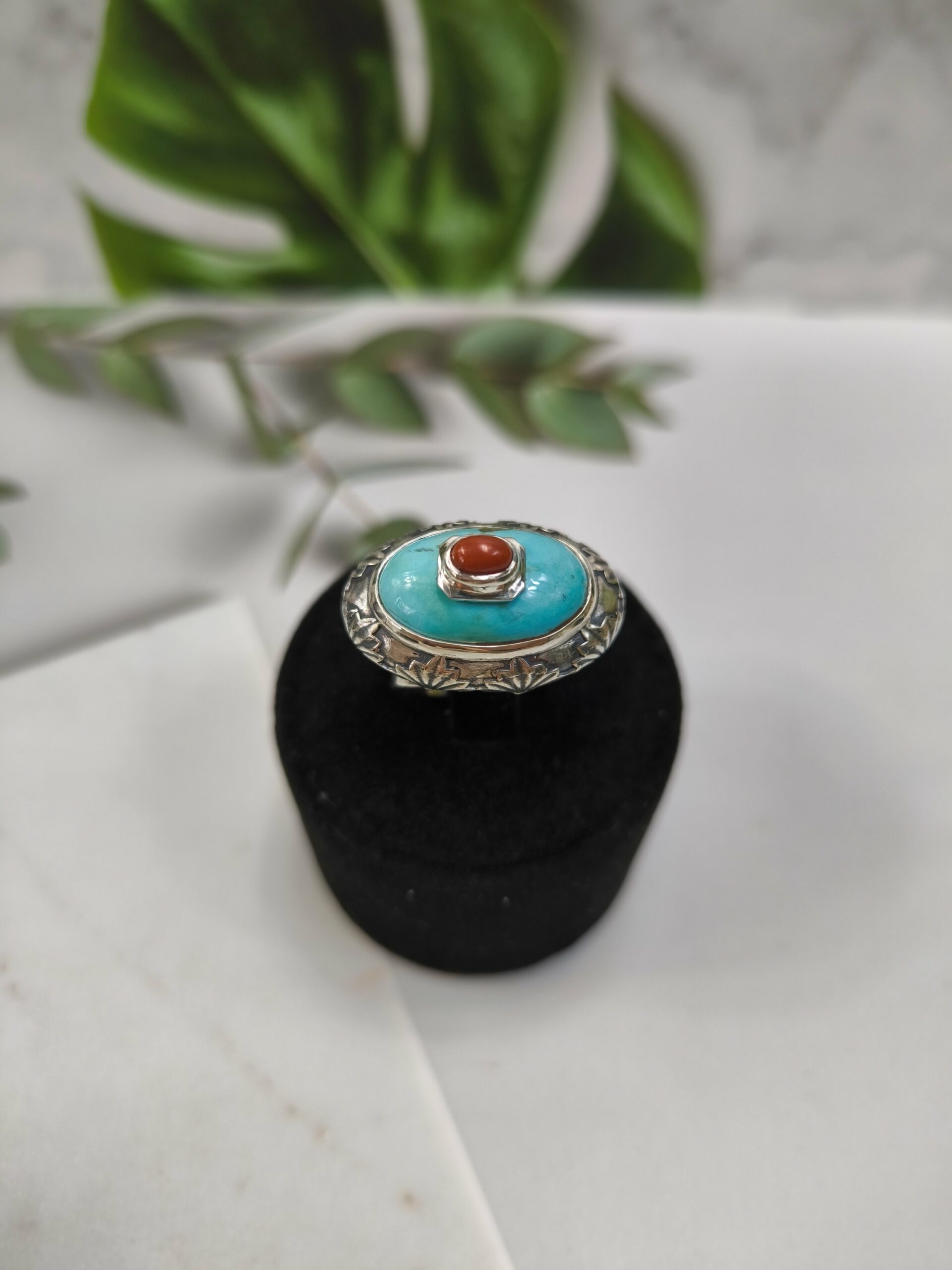 Бирюза и коралл