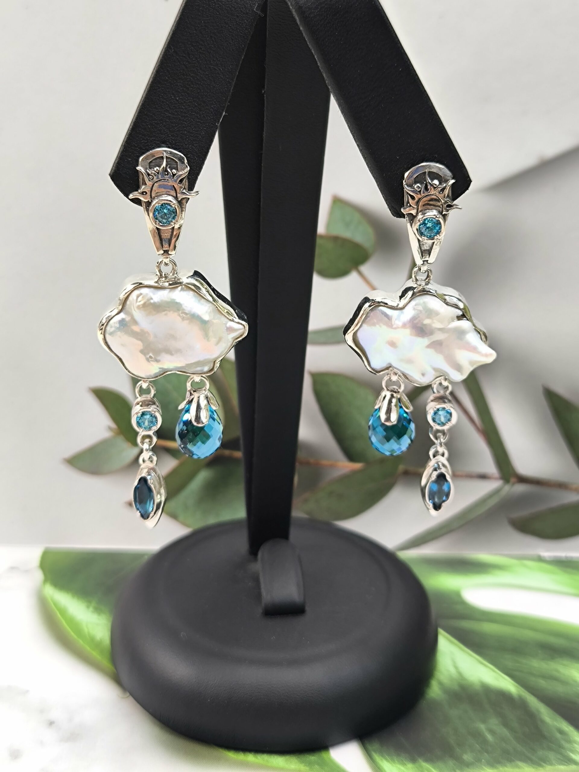 Серьги Облачка