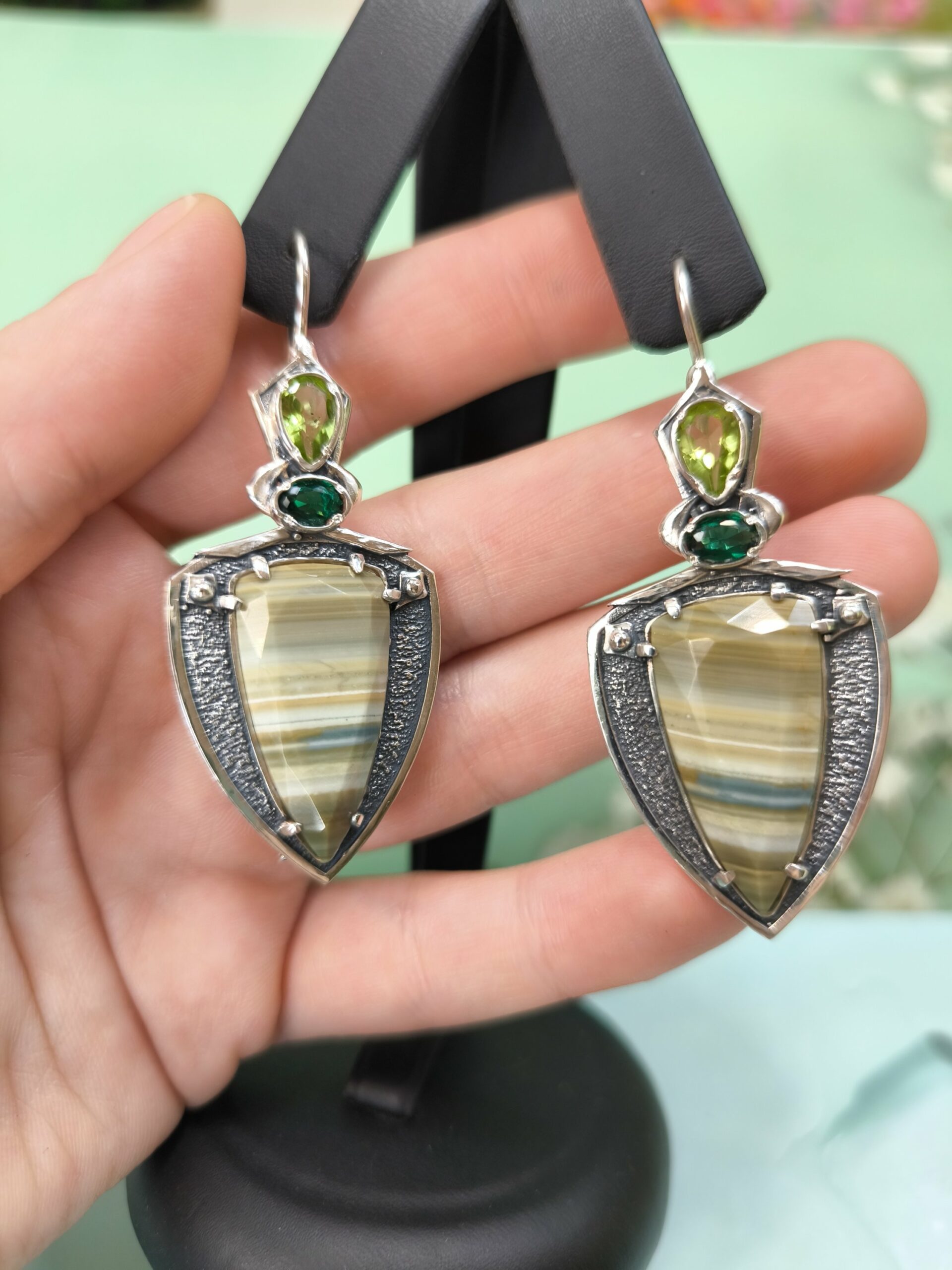 Серьги с Опалом