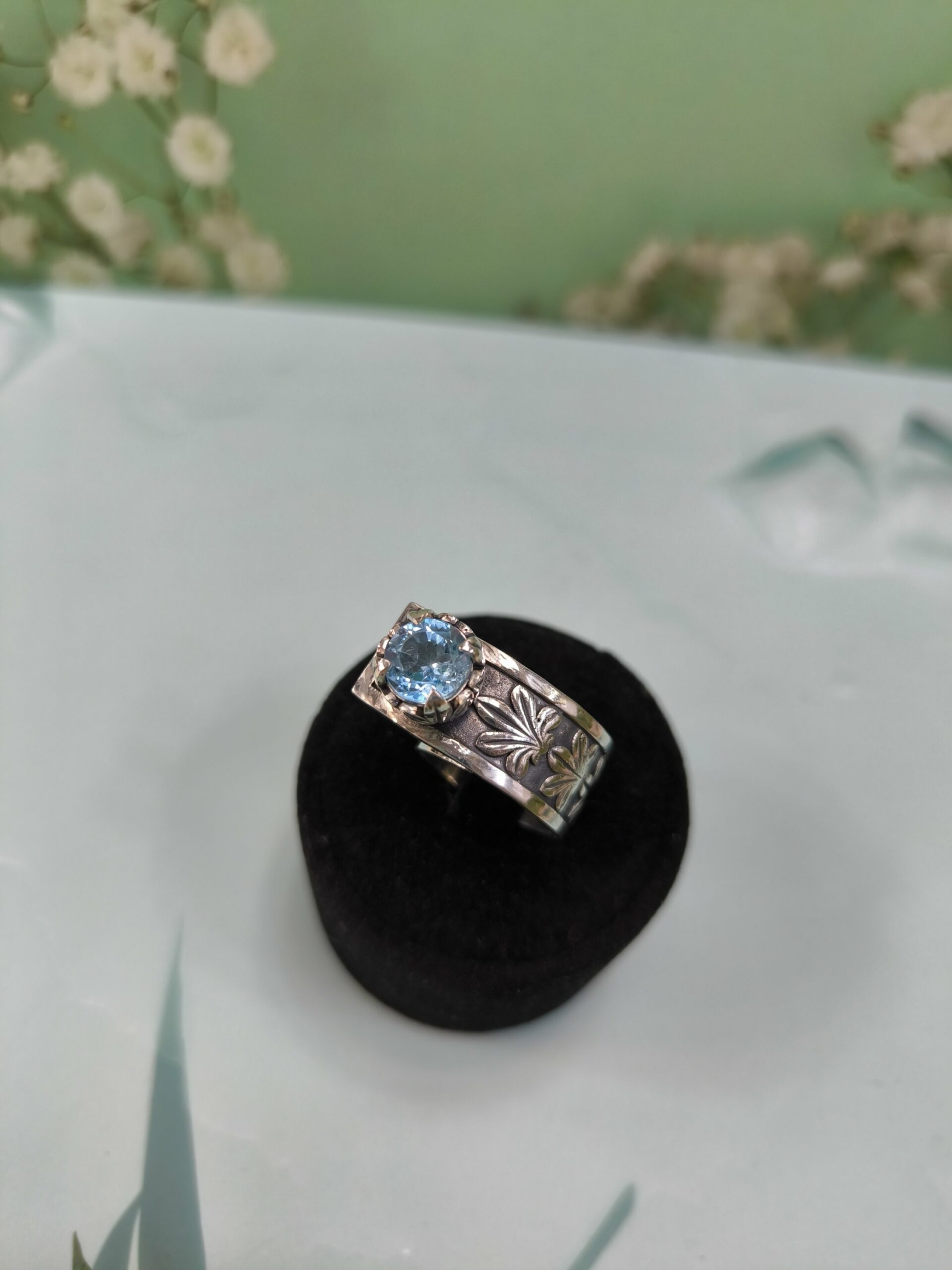 Топаз. Разьемное кольцо