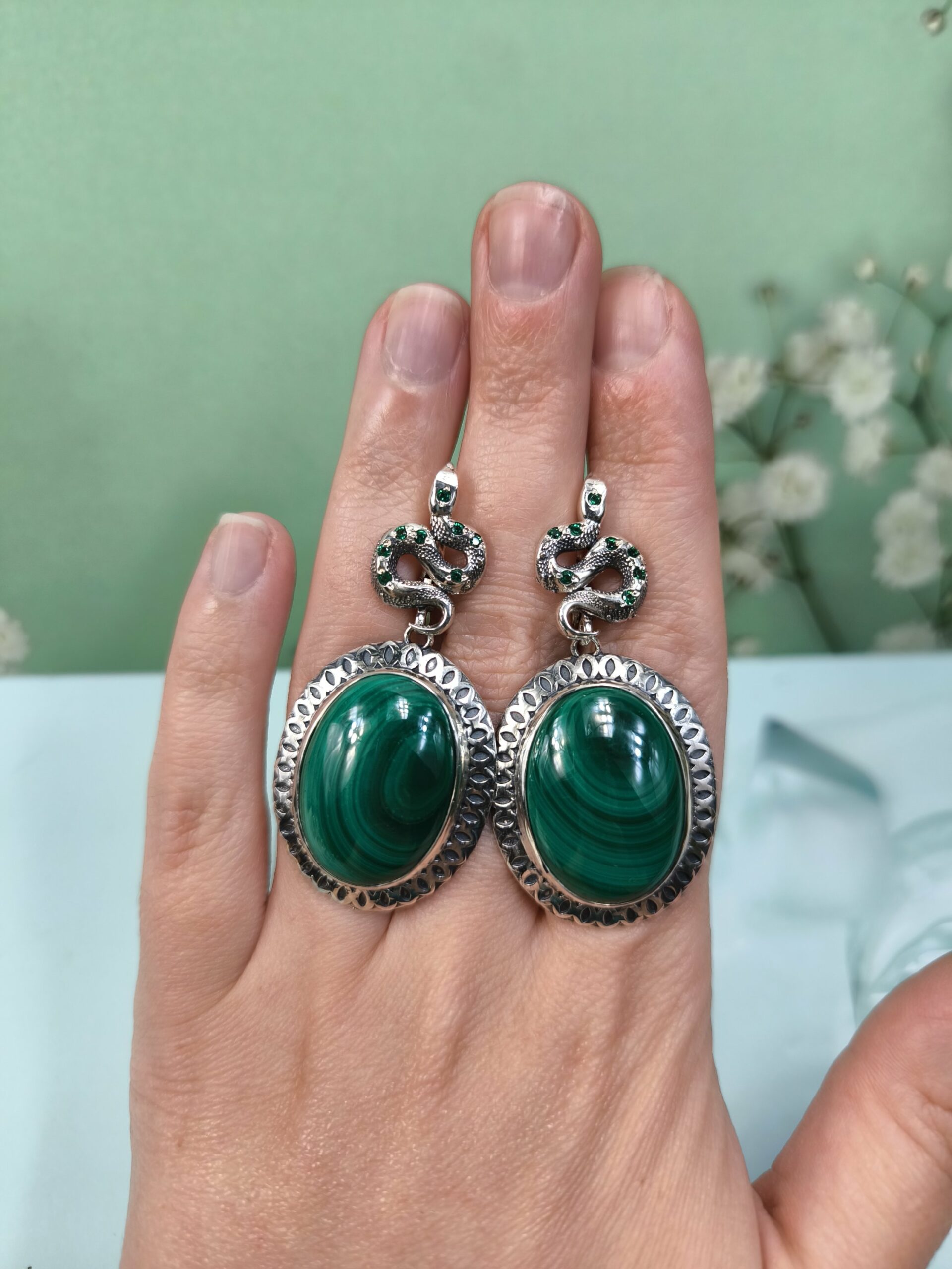 Серьги Змейки