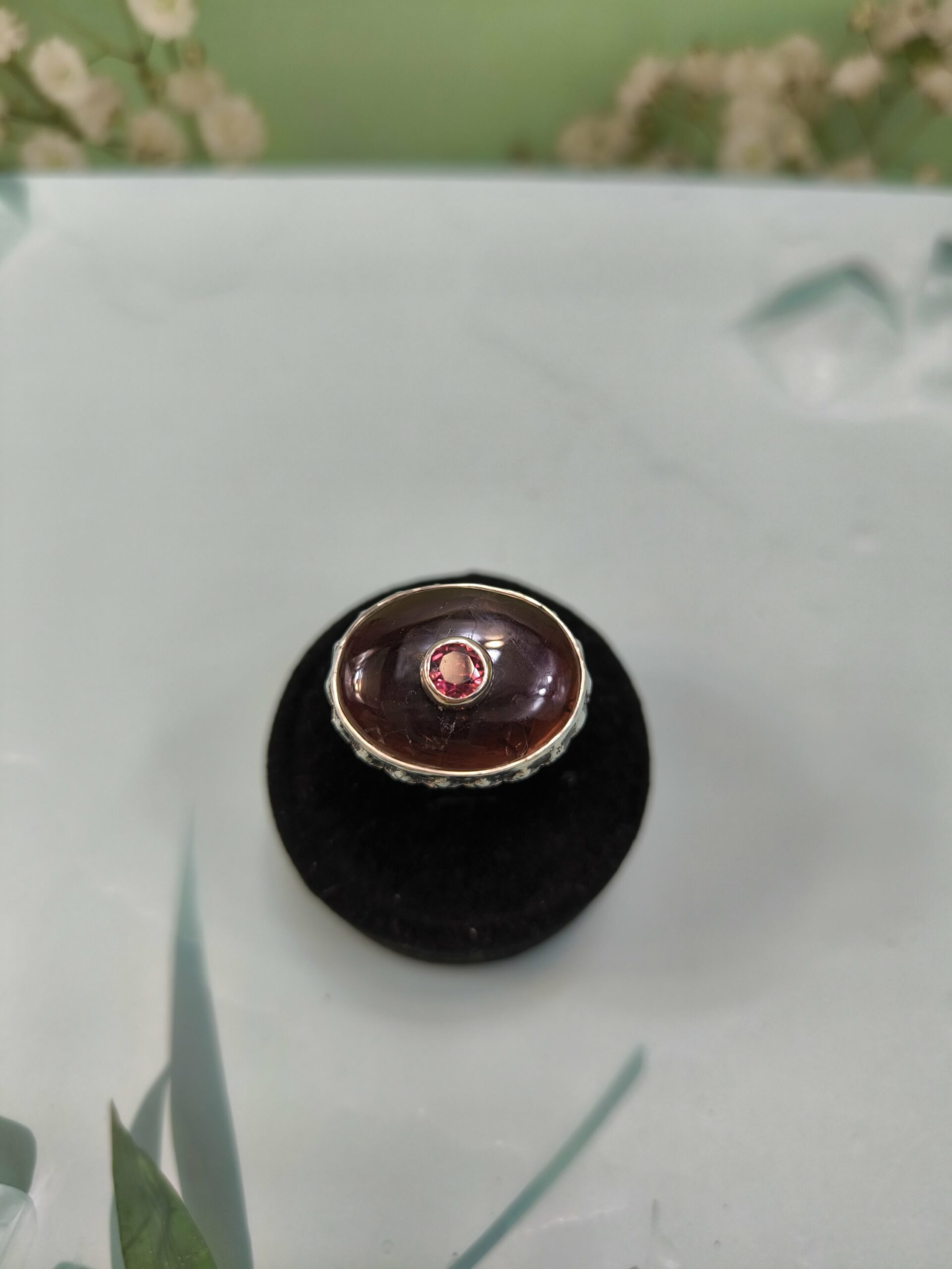 Гранат родолит #19.5*19.8