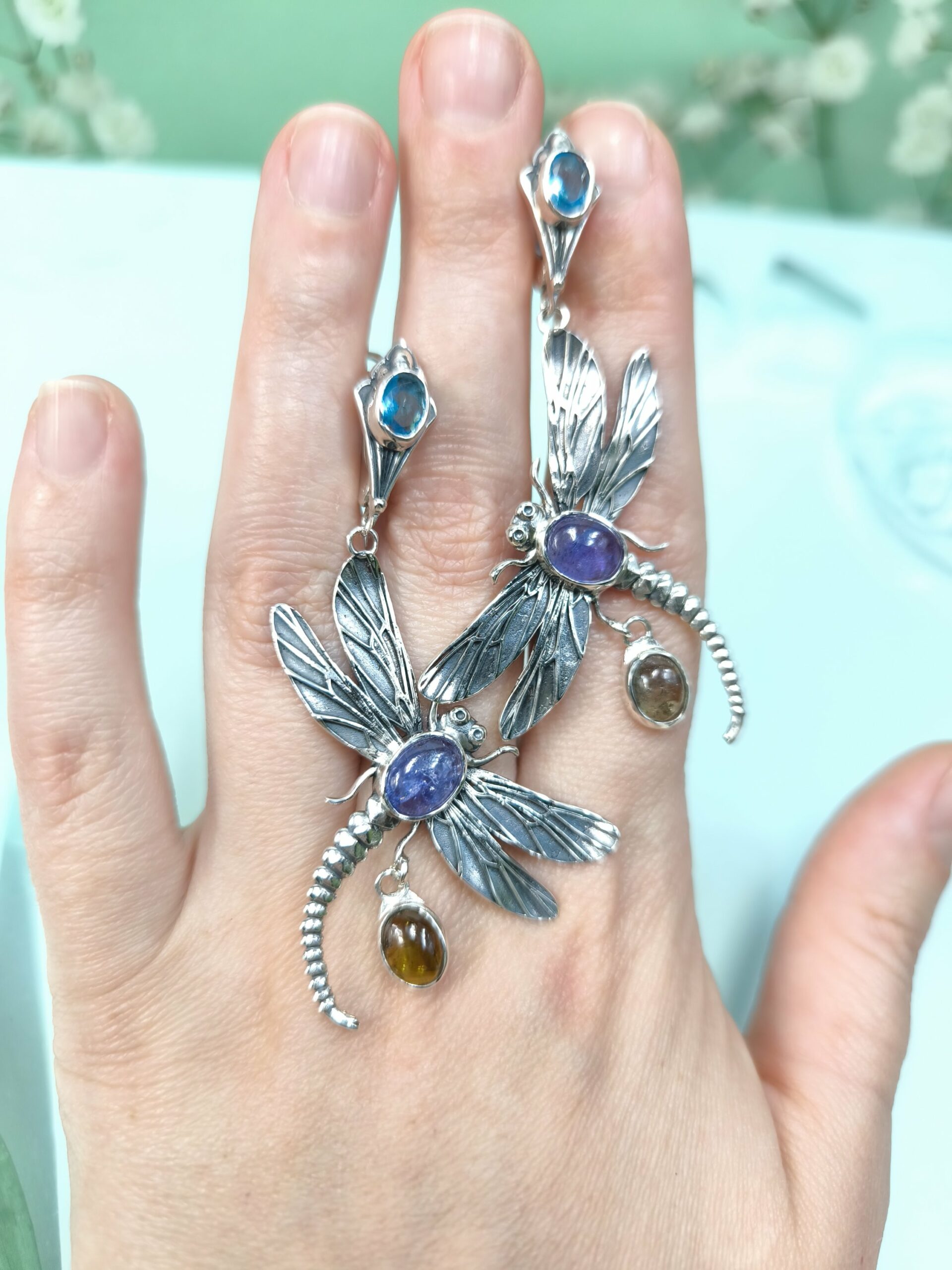 Серьги “Стрекозки”