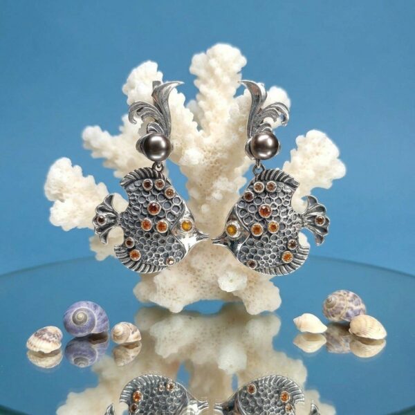 Серьги “Золотые Рыбки”