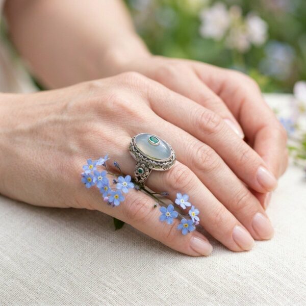 Кольцо “Ледяное сияние”#19