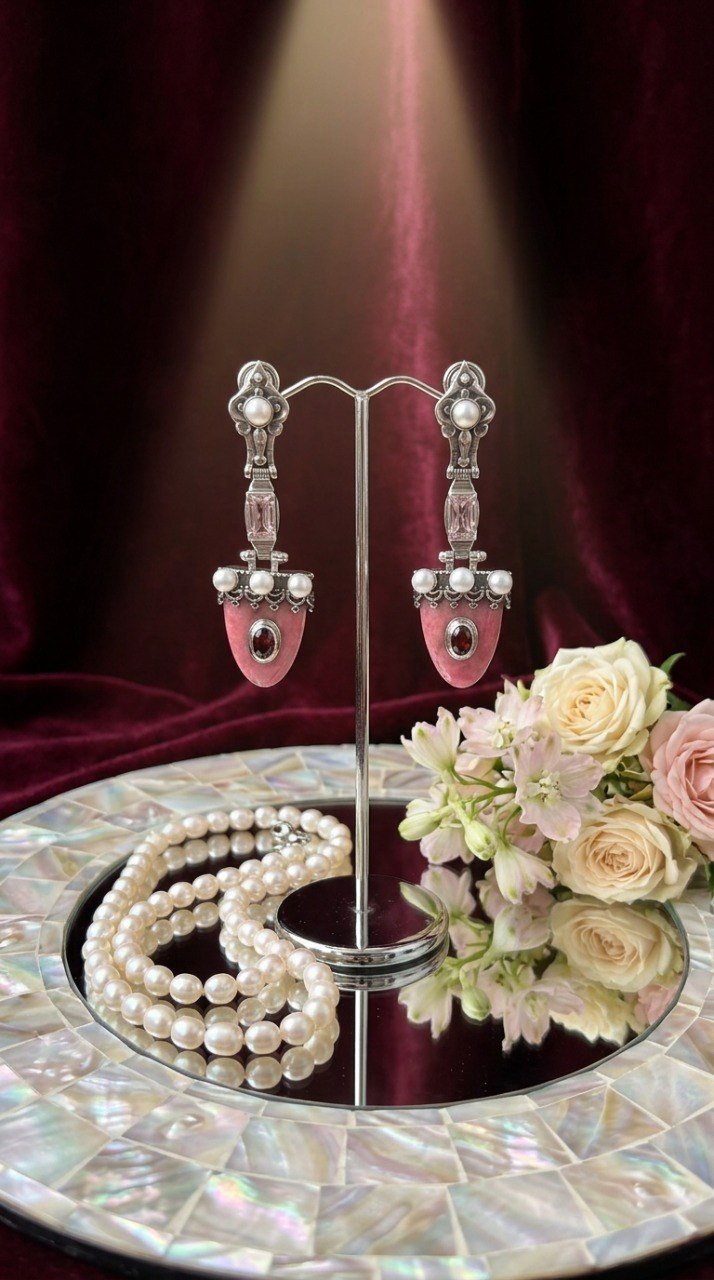 Серьги “Камелия”