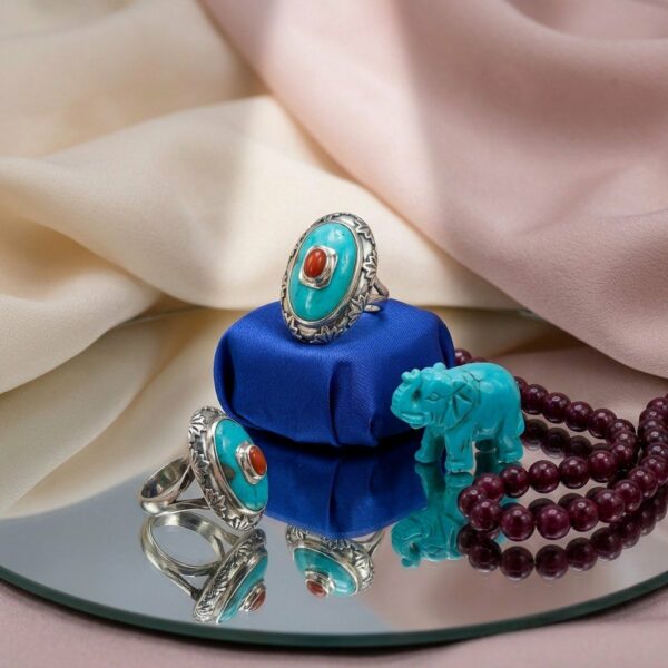 Кольцо “Коралловое Небо”