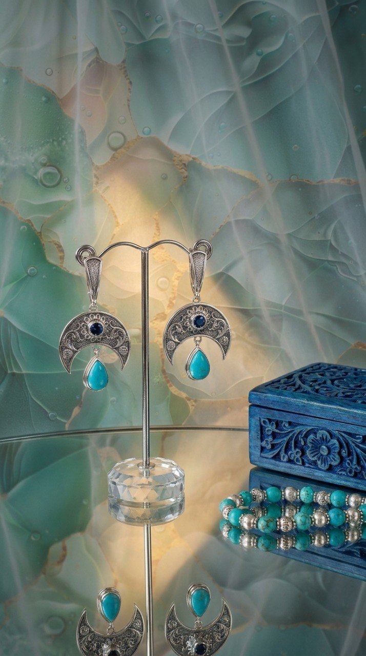 Серьги “Лунница”