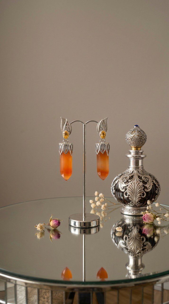 Серьги ” Клинки”