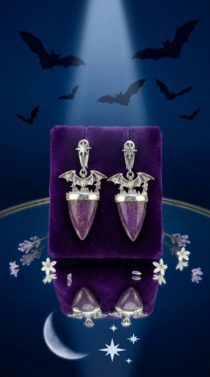 Серьги “Летучие Мышки”