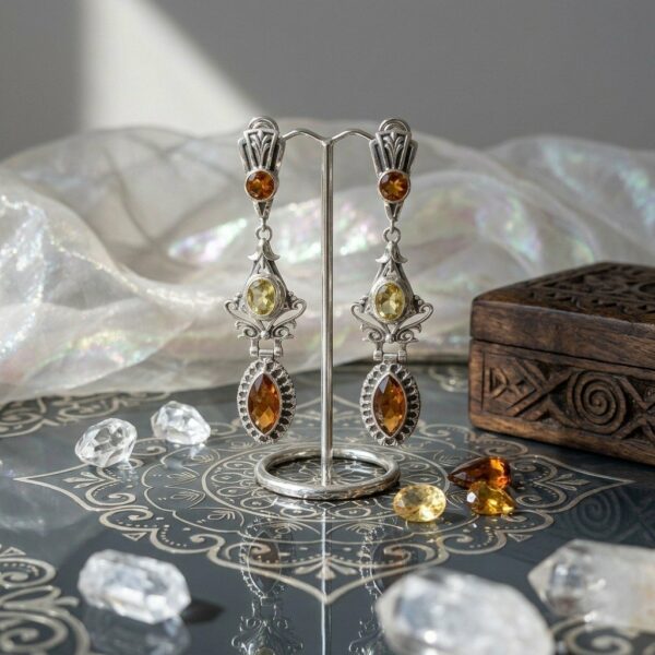 Серьги ” Мерцания счастья”