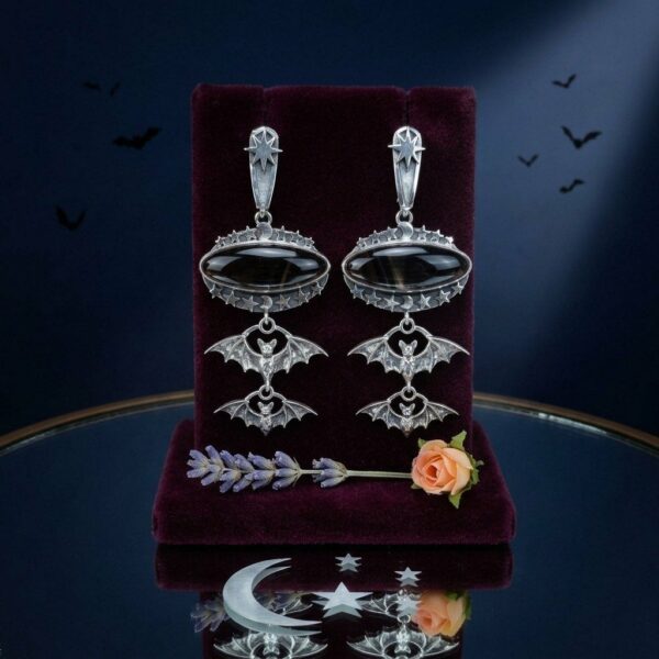 Серьги ” Летучие мышки”