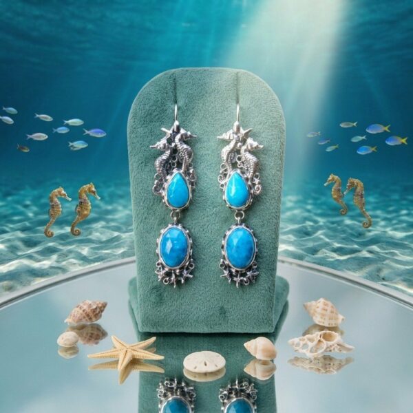 Серьги “Морские Коньки”