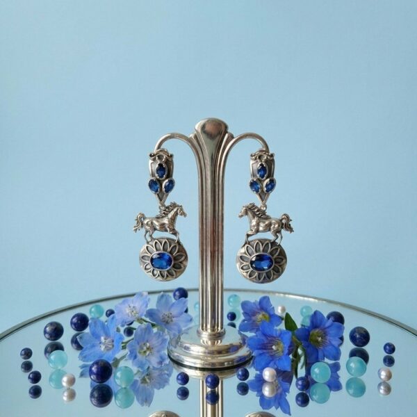 Серьги ” Небесные Мустанги”