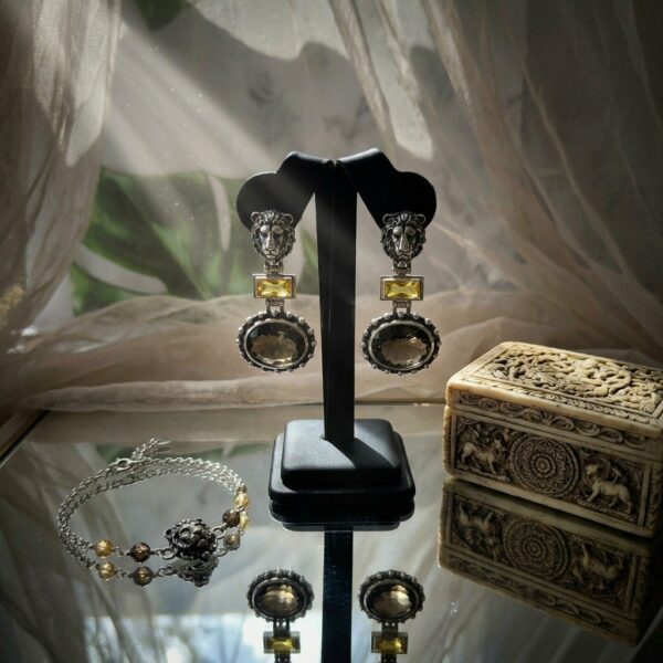 Серьги “Львы”