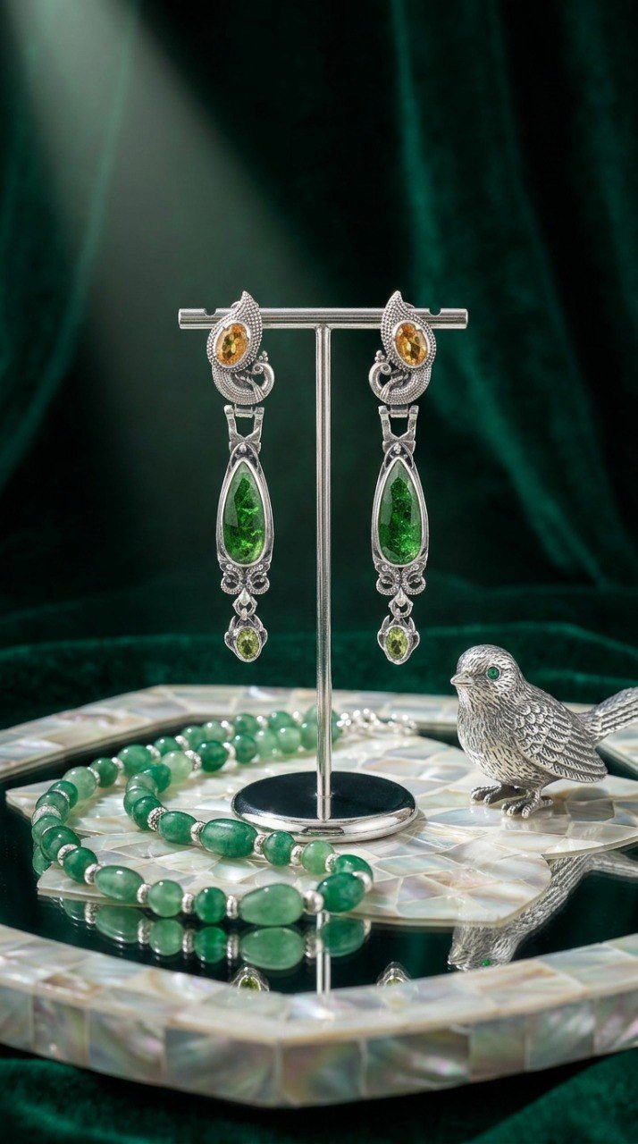 Серьги “Птички”