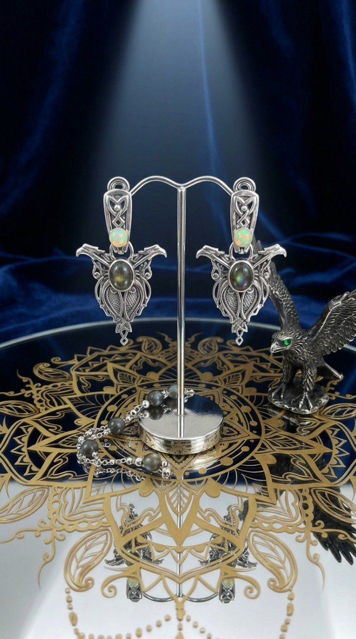 Серьги “Орлы”