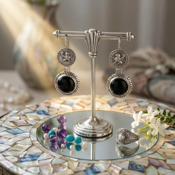 Серьги “Крылатые Львы”