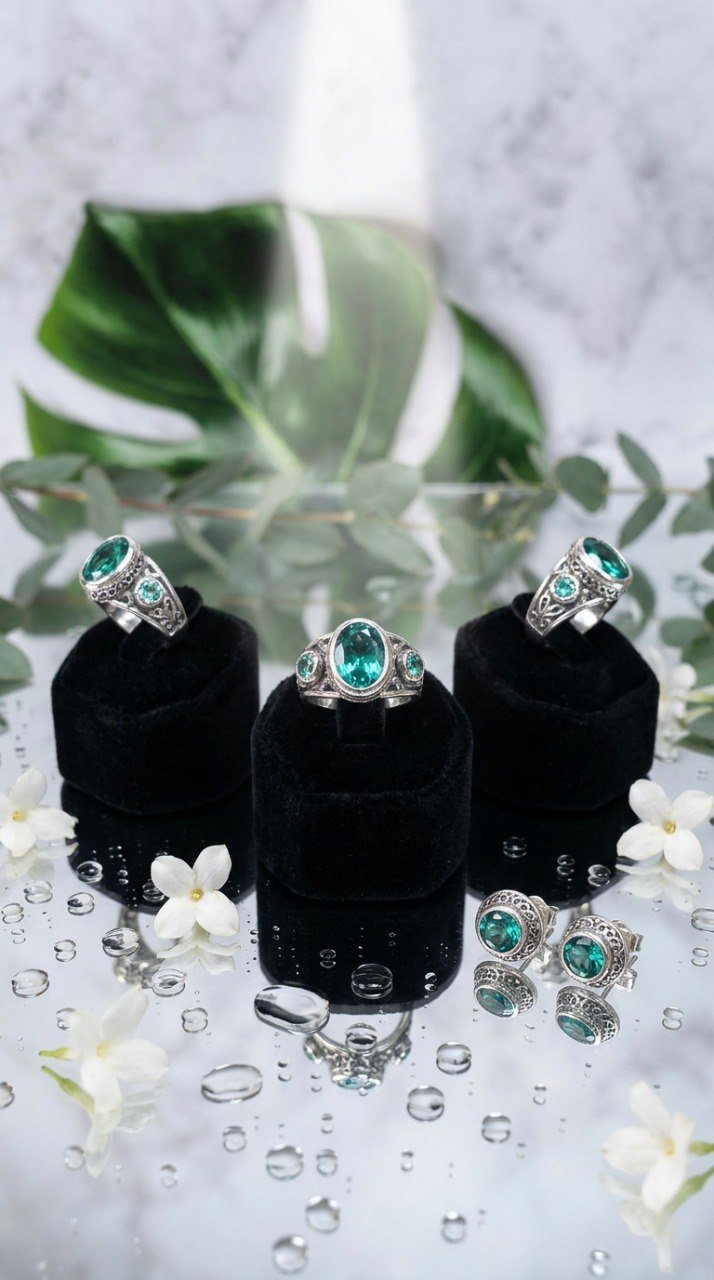 Кольцо ” Голубая Лагуна”