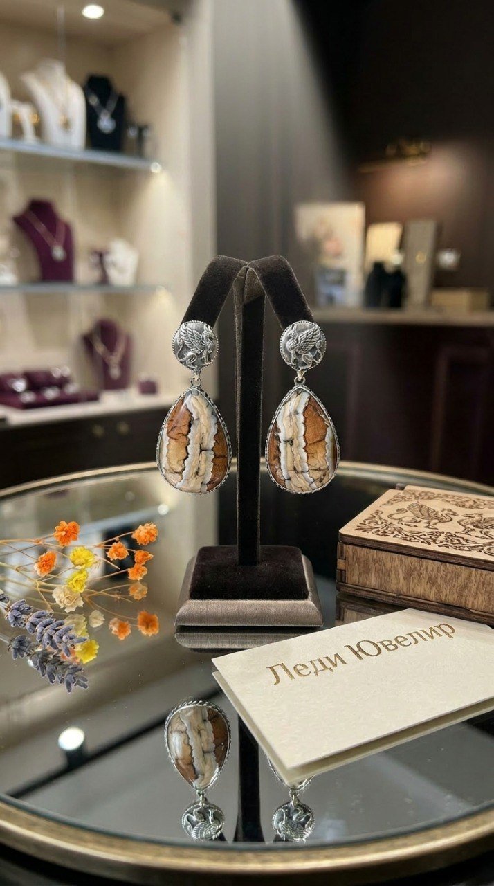 Серьги “Грифоны”