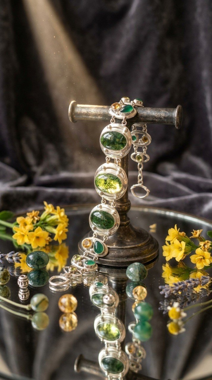 Браслет “Зелёная Сказка”