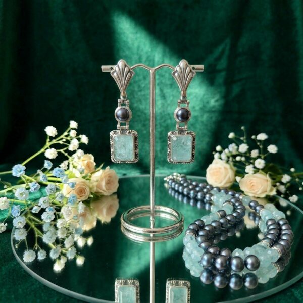 Серьги “Жемчужина Байкала”