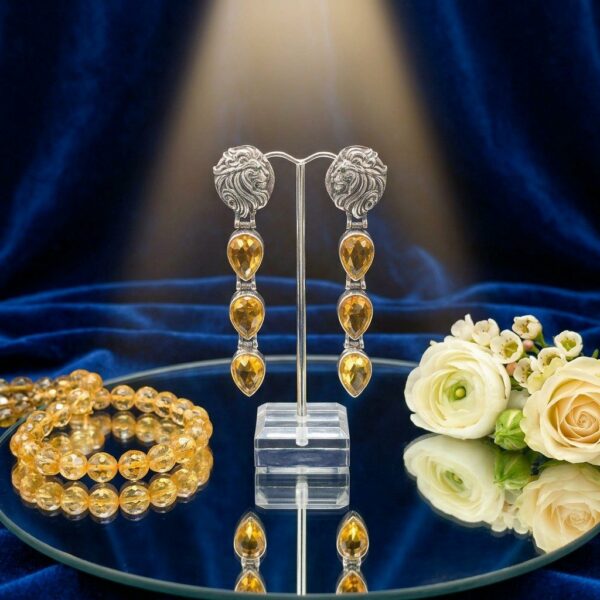 Серьги “Золотые Львы”