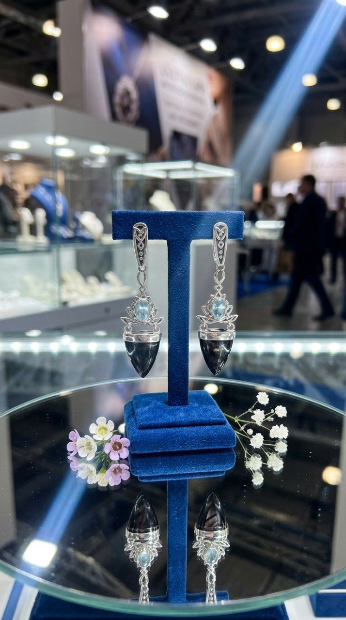 Серьги “Клинки”
